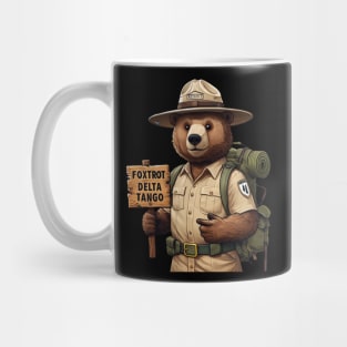 Foxtrots Delta Tangos Resist Bear National Forest Service Mug